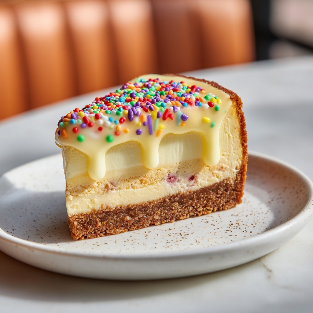 Sugar Cookie Cheesecake Recipe - Recipe Image