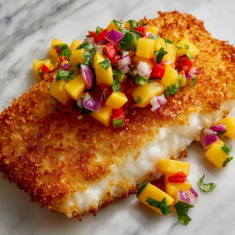 Coconut-Crusted Fish with Mango Salsa Recipe