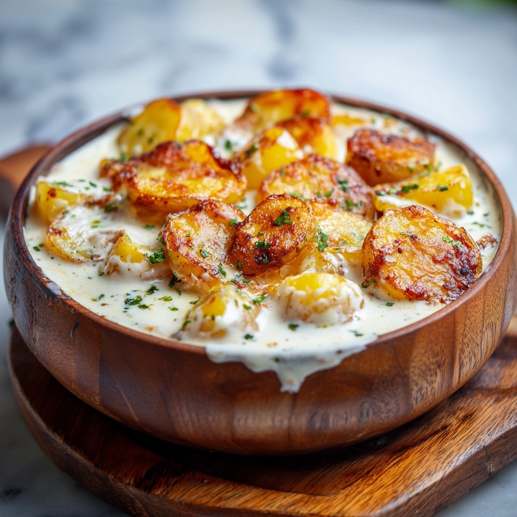 Crispy Smashed Potato Salad Recipe - Recipe Image