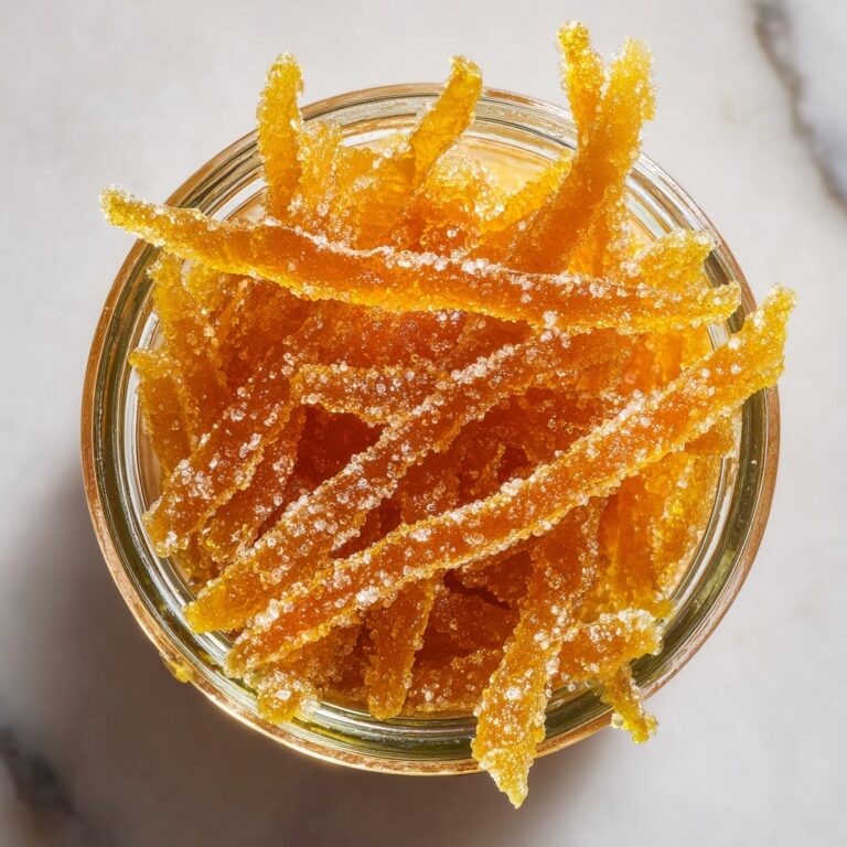 Candied Orange Peel in Syrup Recipe