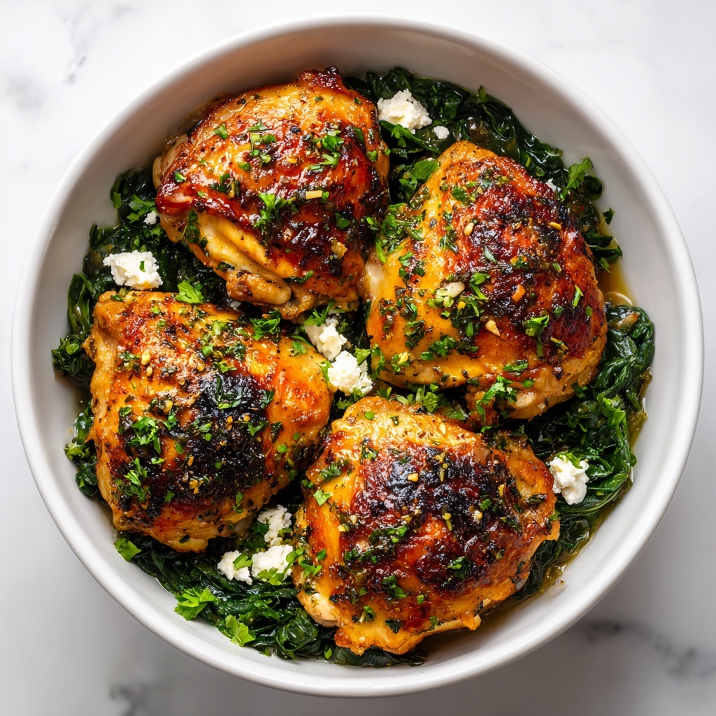 Easy Chicken Breast with Feta and Spinach Recipe - Recipe Image