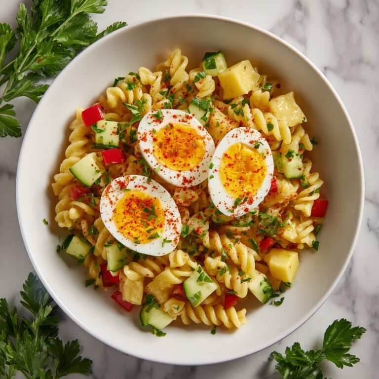 Deviled Egg Pasta Salad Recipe