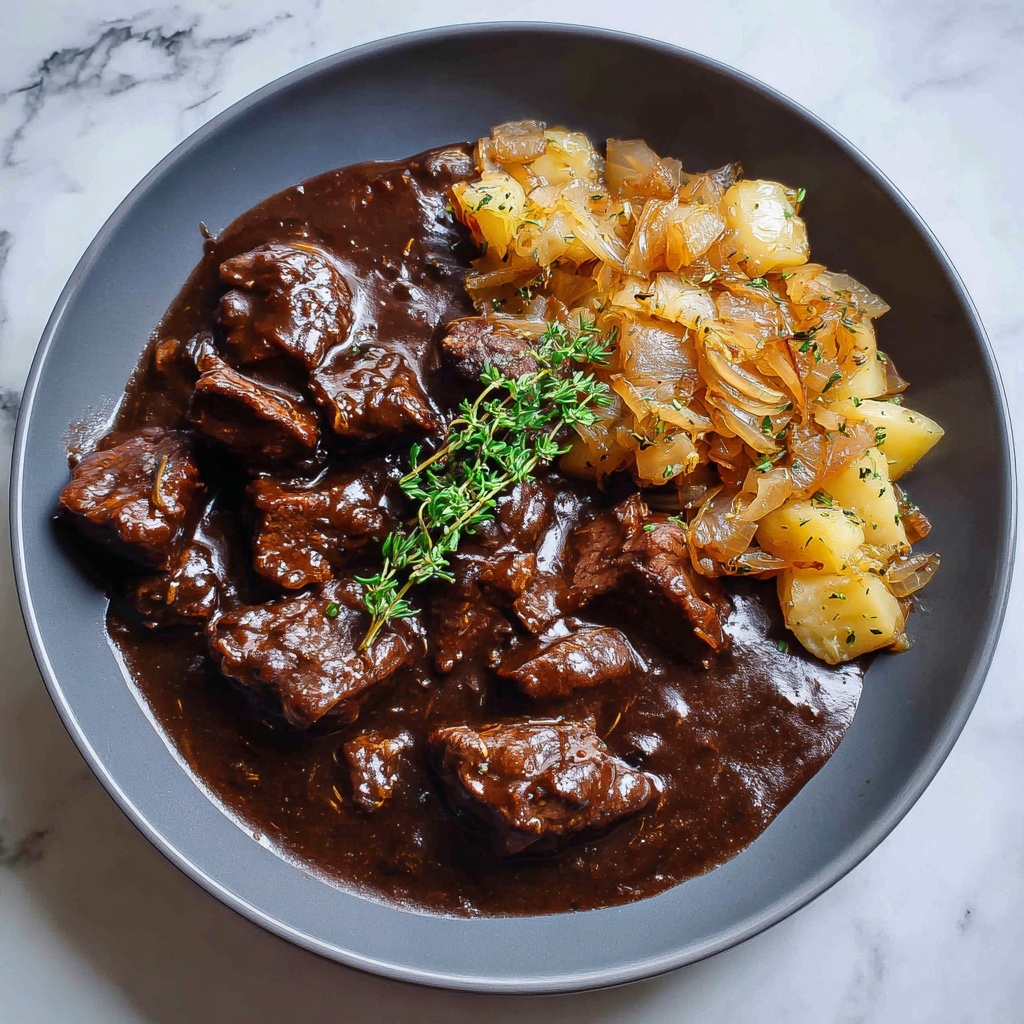 Croatian Beef in Sweet Sauce with Gnocchi Recipe - Recipe Image