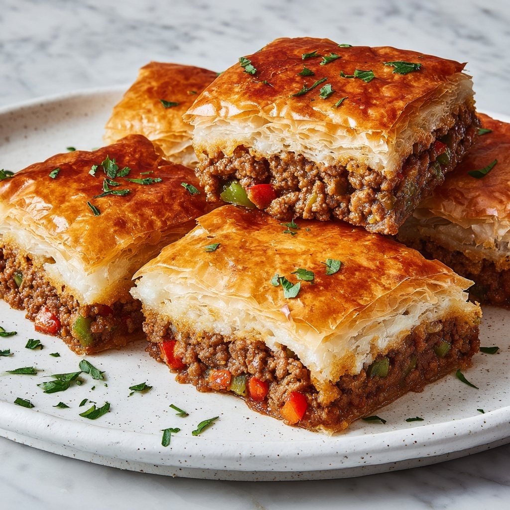 Egyptian Beef Goulash (Phyllo Beef Pie) Recipe - Recipe Image