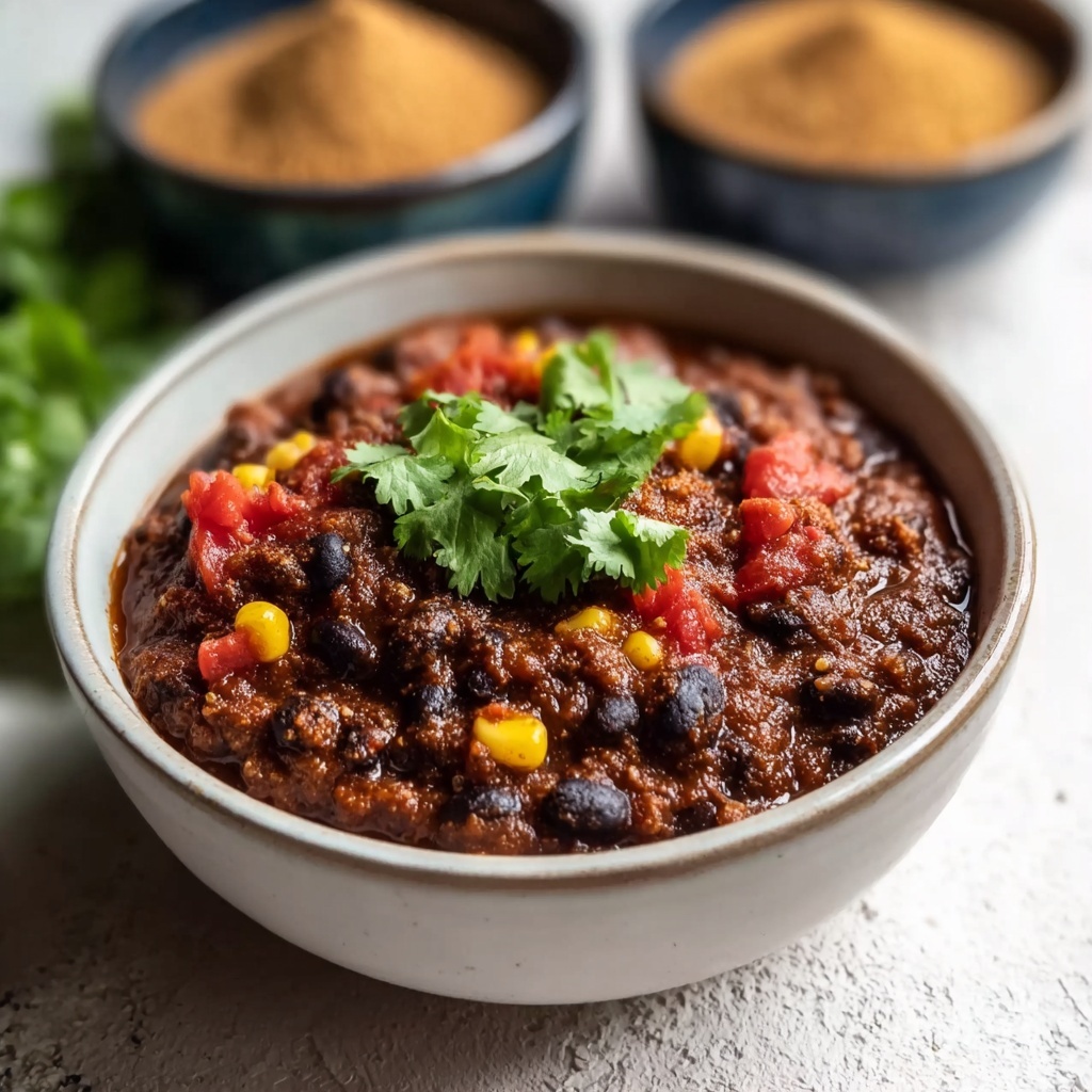 Brazilian Black Bean Stew with Toasted Cassava Flour Recipe - Recipe Image