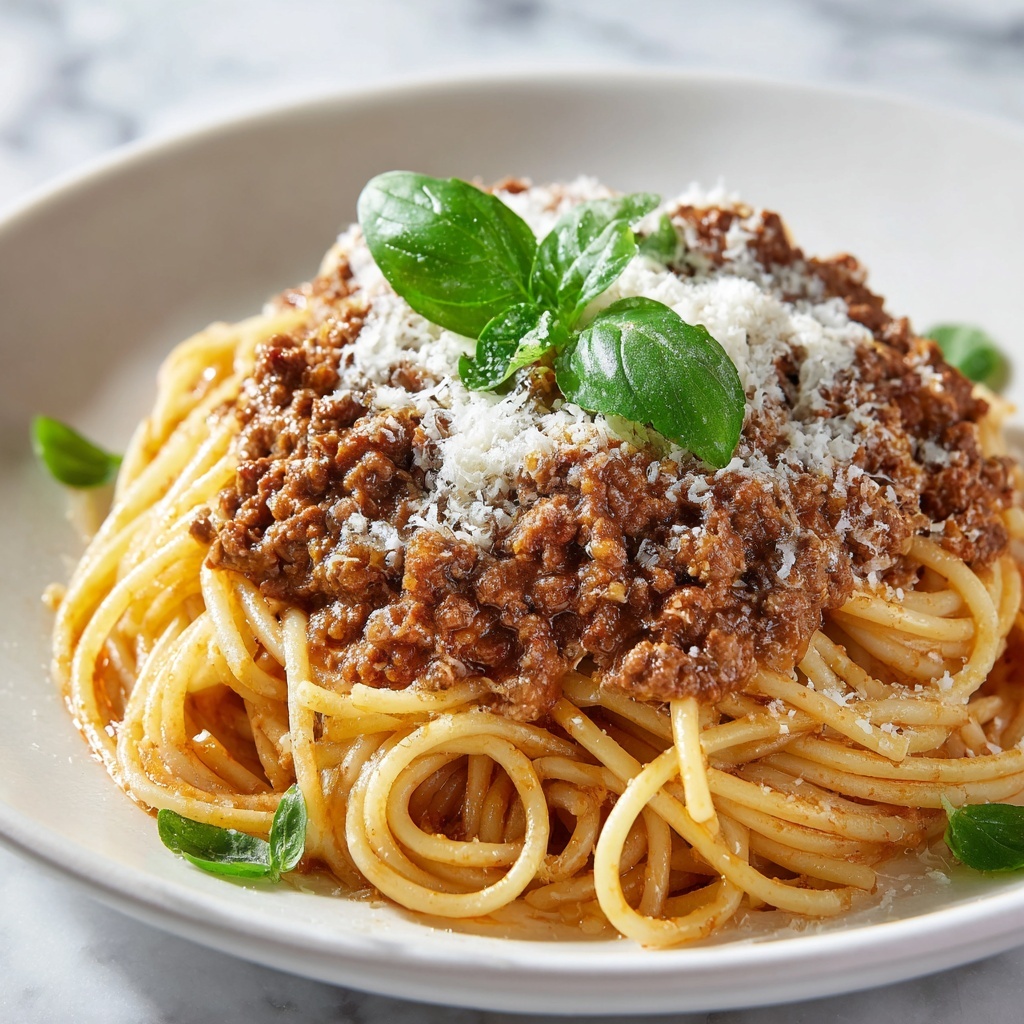 Beef Bolognese with Linguine Recipe - Recipe Image