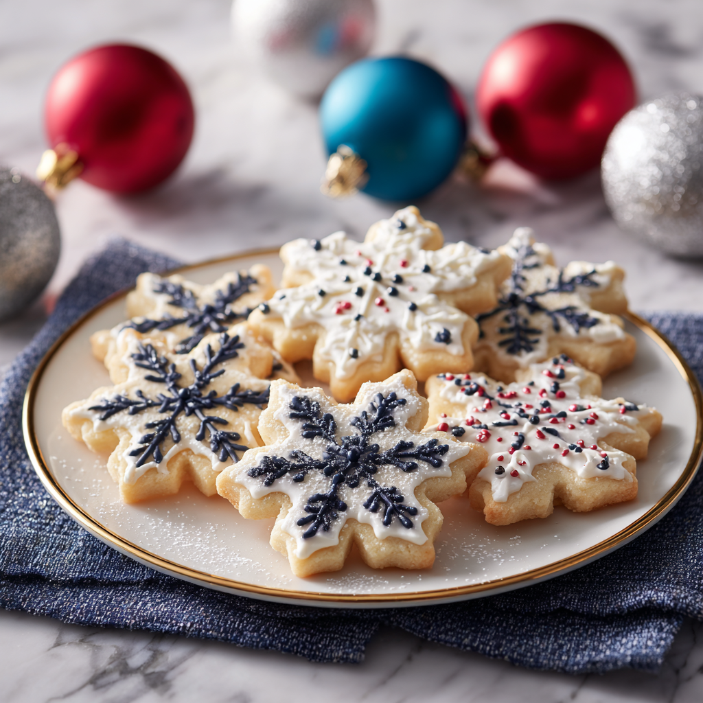 Melted Snow Sugar Cookies Recipe - Recipe Image