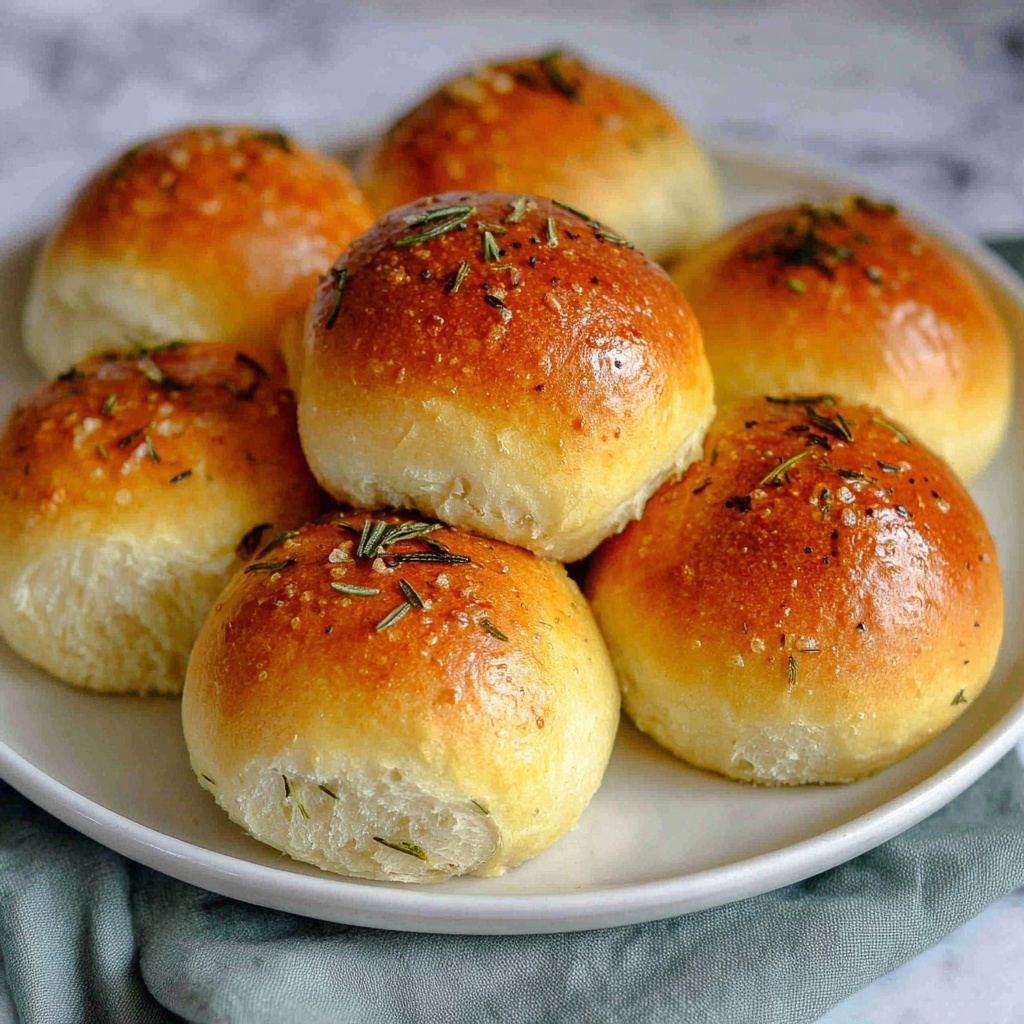 Grandma’s Rosemary Dinner Rolls Recipe - Recipe Image