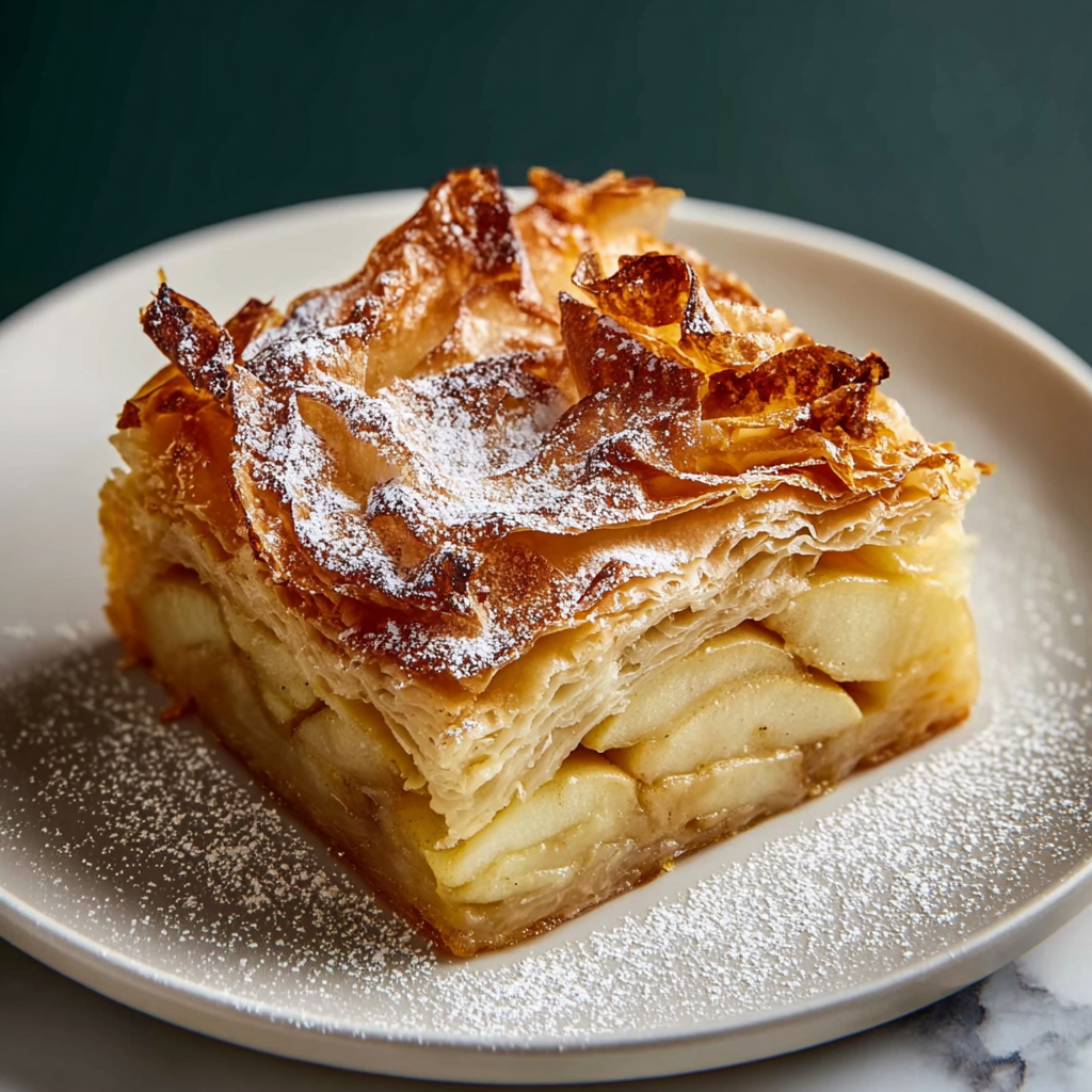 Apple Pie Fillo Cake Recipe - Recipe Image