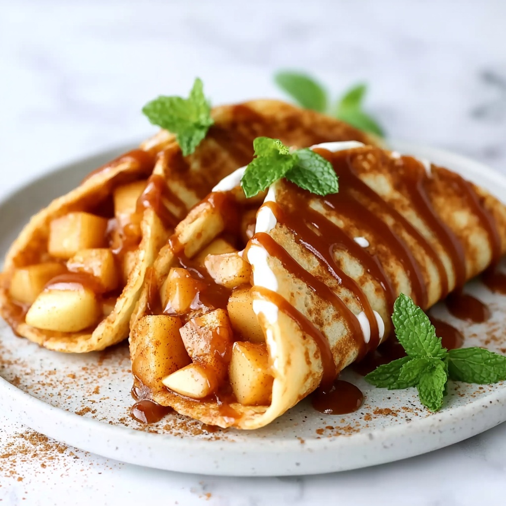 Apple Pie Cheesecake Tacos Recipe - Recipe Image