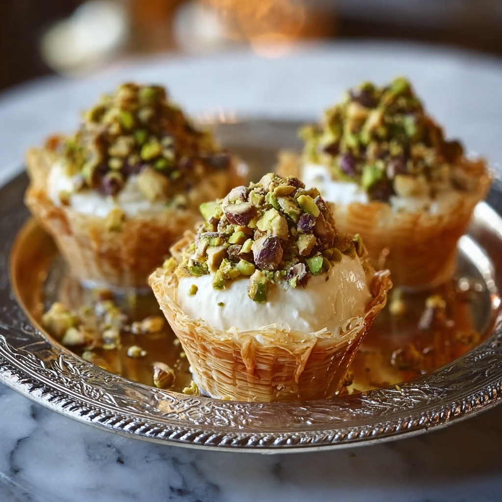 Mini Baklava Cheesecakes Recipe - Recipe Image