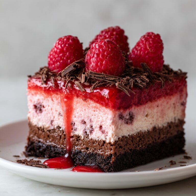 Dark Chocolate Raspberry Cheesecake Recipe