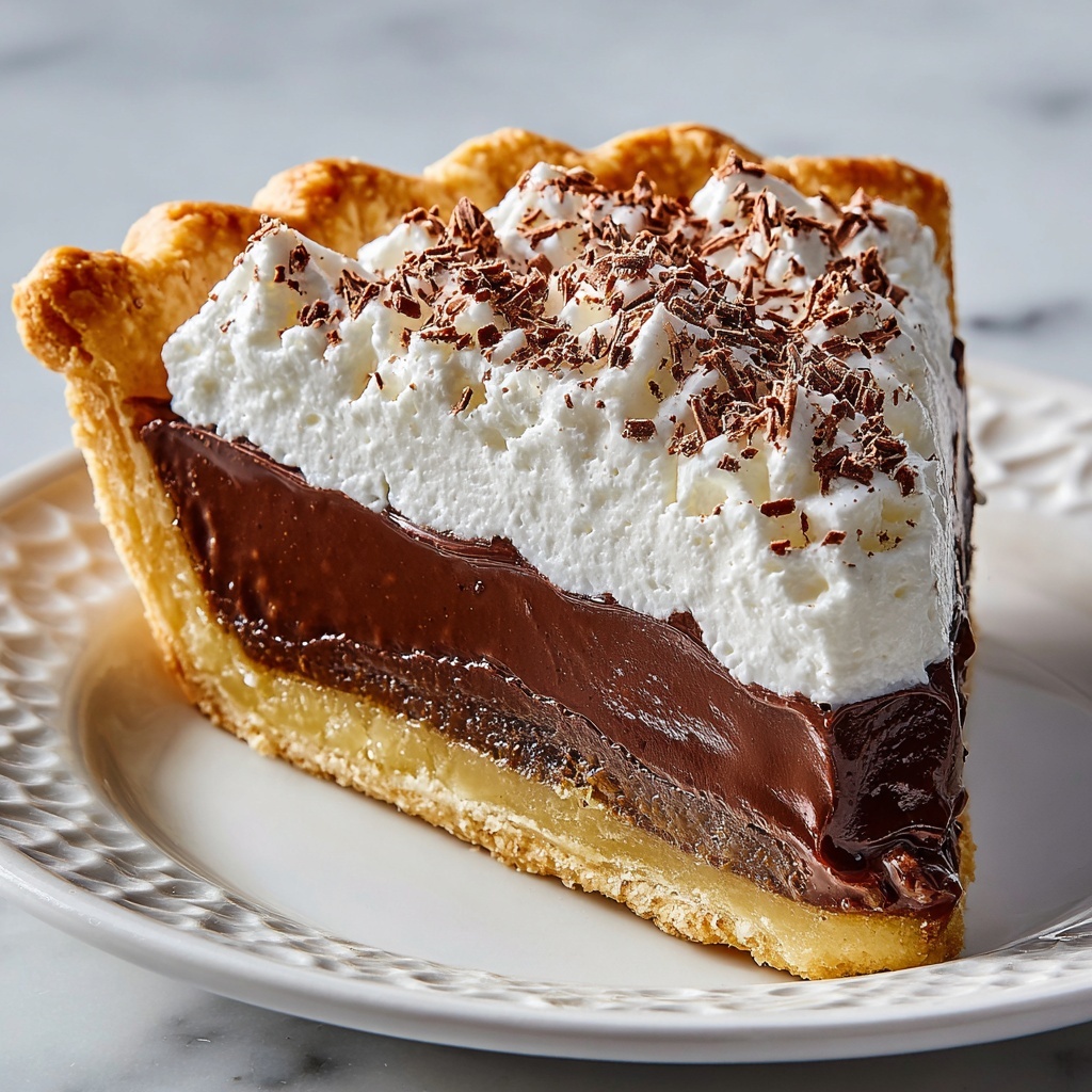 Easy Chocolate Pie Recipe - Recipe Image
