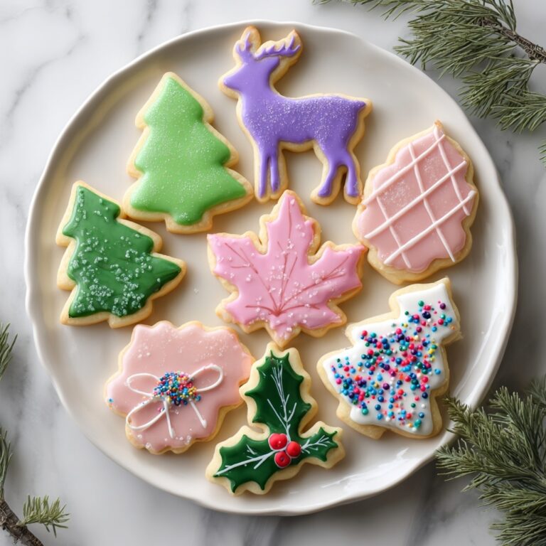 Frosted Cutout Sugar Cookies Recipe
