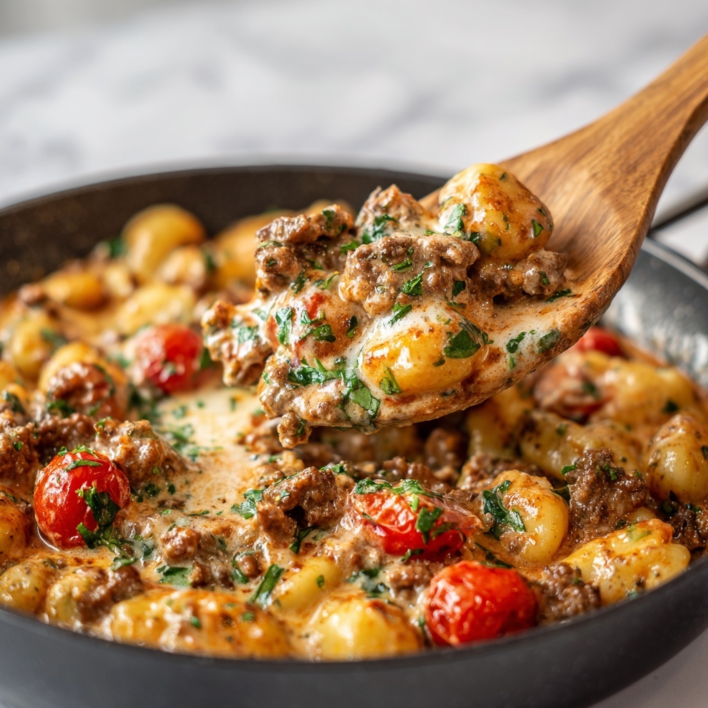 Cheeseburger Gnocchi Recipe - Recipe Image