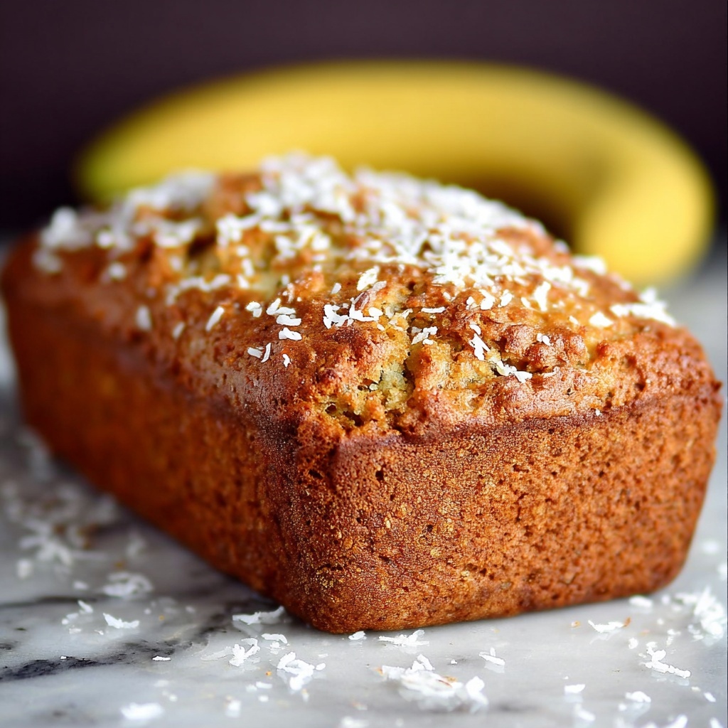 Coconut Banana Bread Recipe - Recipe Image