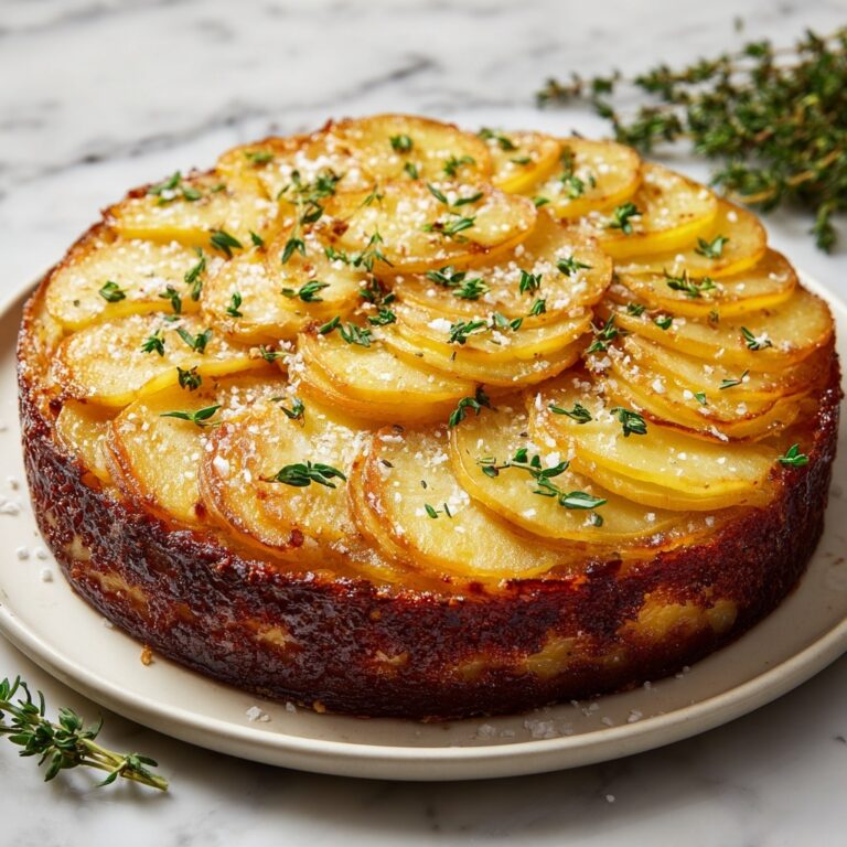 Crispy Balsamic Thyme Potato Torte Recipe