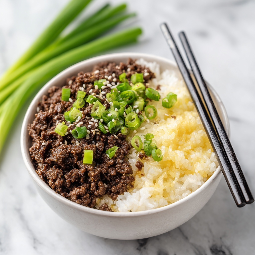 Korean Beef and Rice Bowls Recipe - Recipe Image