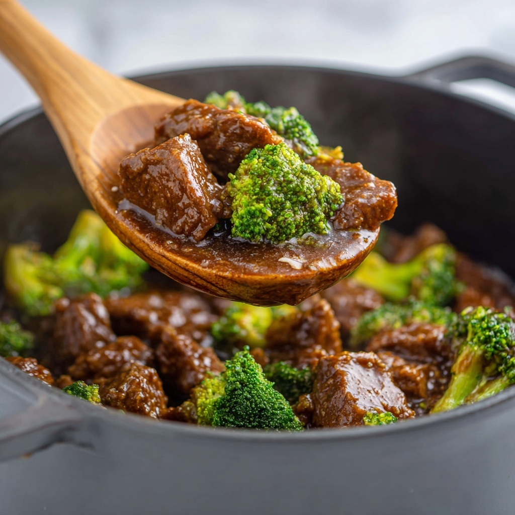 Crock Pot Beef and Broccoli Recipe - Recipe Image
