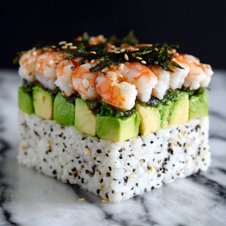 Spicy Shrimp Sushi Stacks Recipe