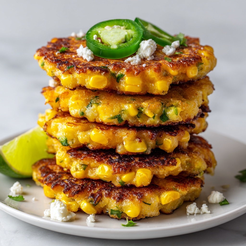 Mexican Corn Cakes with Jalapeño & Lime Recipe - Recipe Image