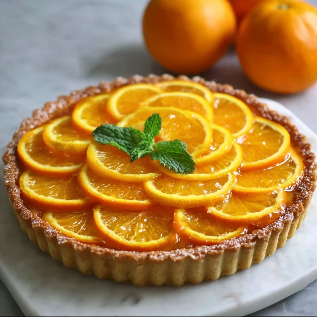 Irresistible Orange Tart Recipe - Recipe Image