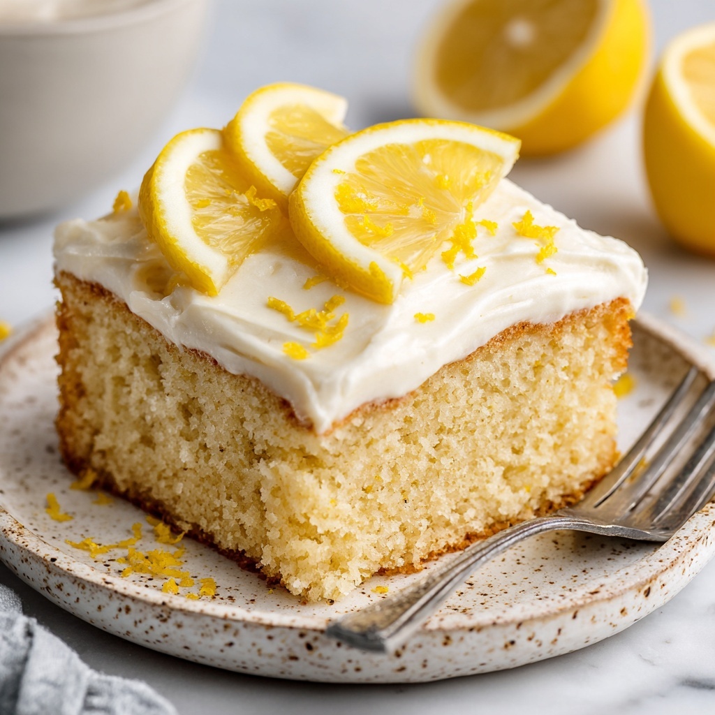 Vegan Lemon Drizzle Cake Recipe - Recipe Image