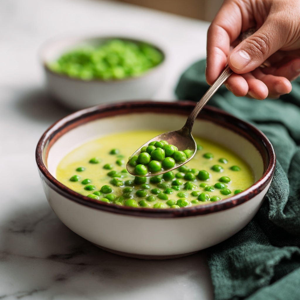 Deliciously Creamy Peas Recipe to Transform Your Dinner! Recipe - Recipe Image