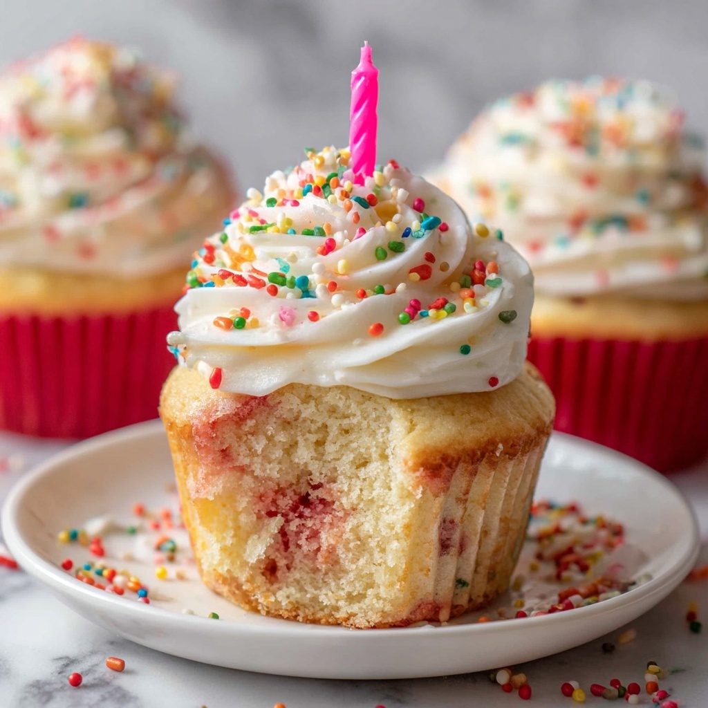 Birthday Cupcakes Recipe - Recipe Image