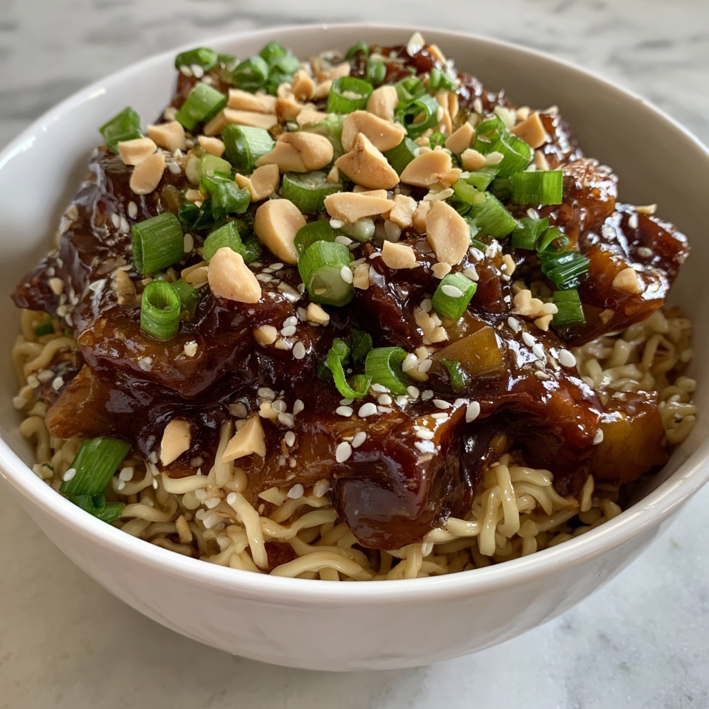 Spicy Kung Pao Chicken Noodles Recipe - Recipe Image