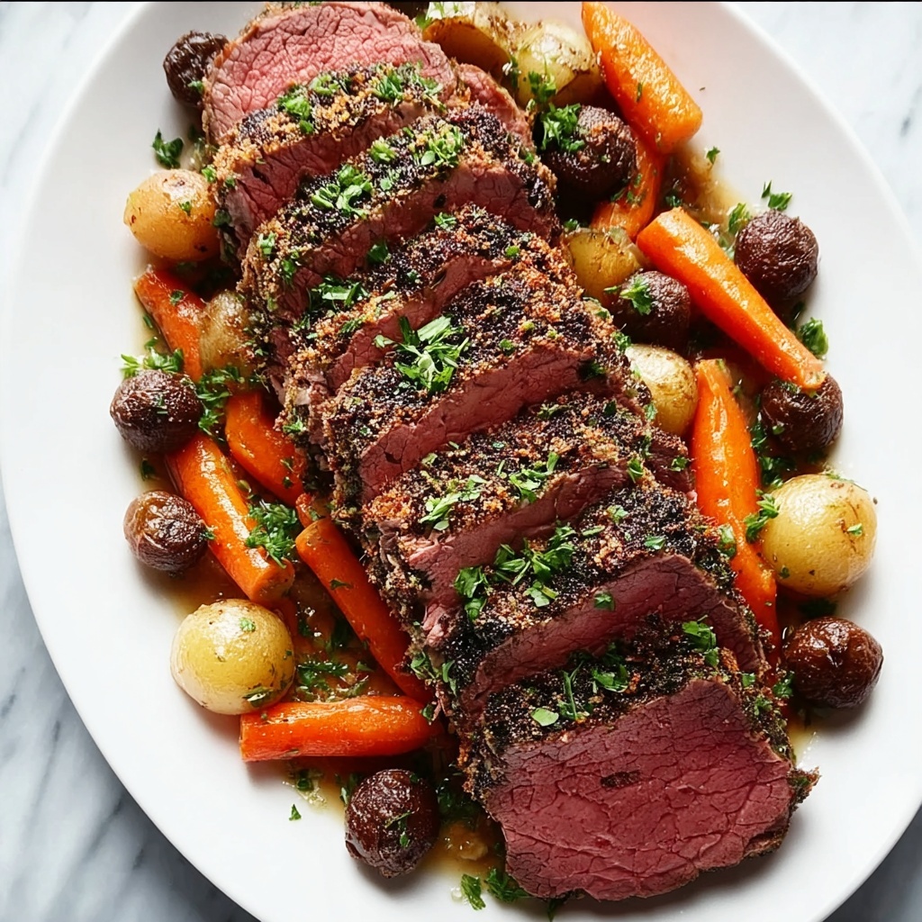 Garlic Herbed Beef Tenderloin: Elevate Your Dinner Game! Recipe - Recipe Image