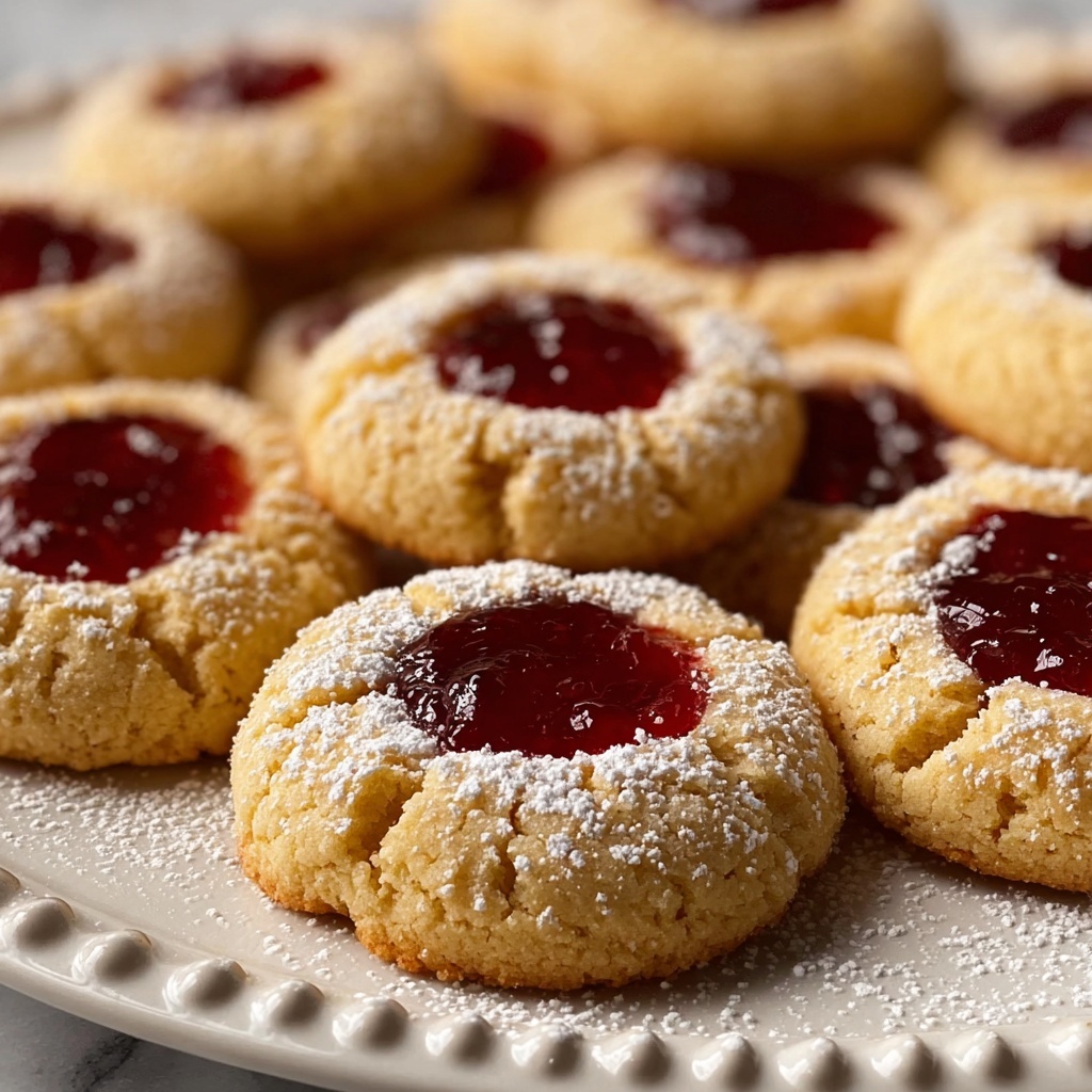 Thumbprint Cookies with Fruit Preserves Recipe - Recipe Image
