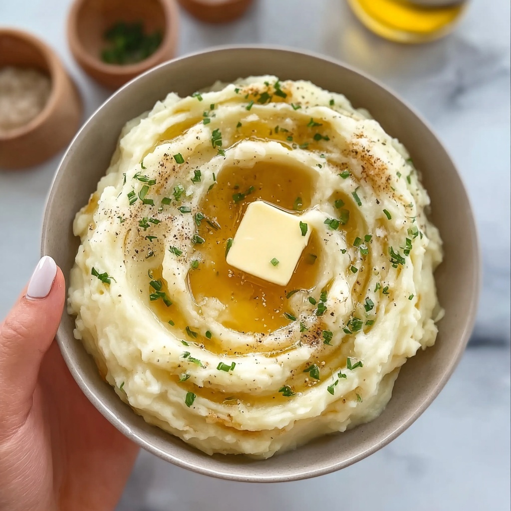 Easy Creamy Mashed Potatoes Recipe - Recipe Image