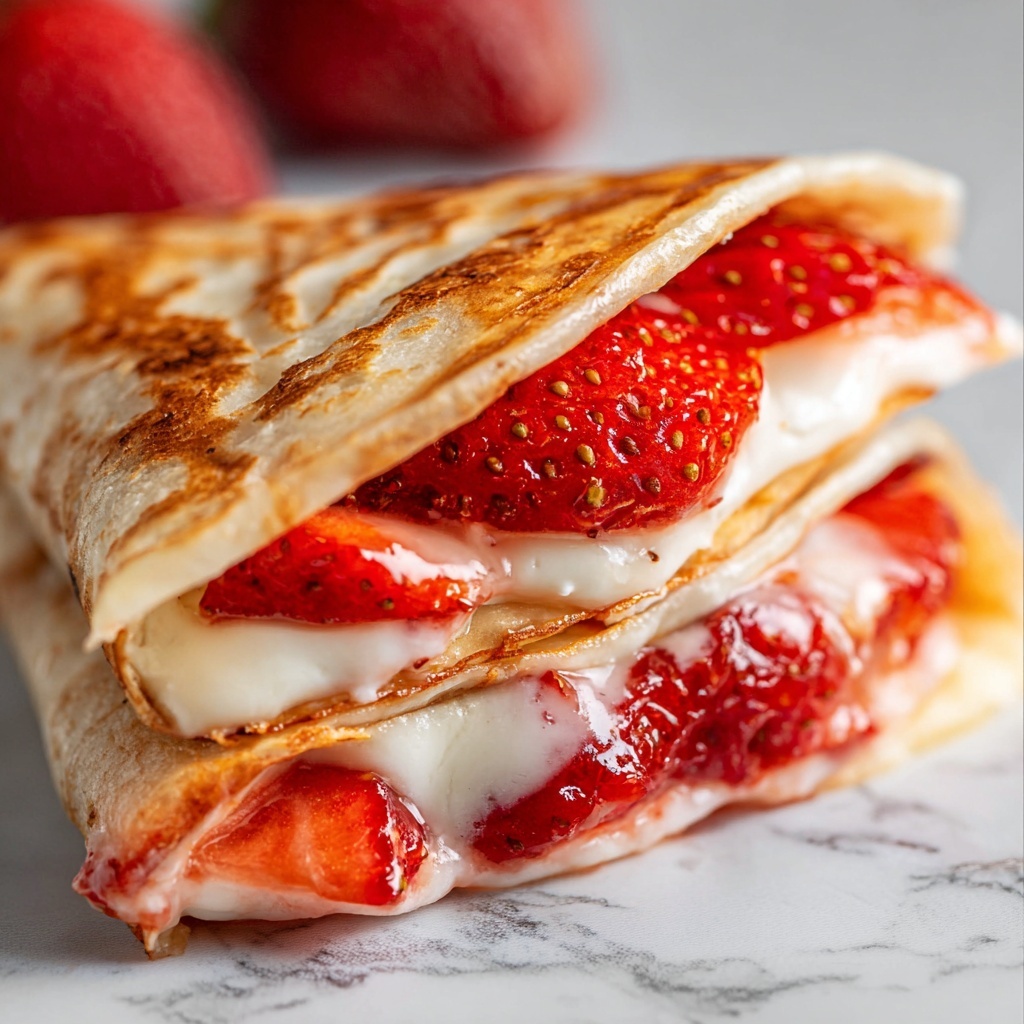 Strawberry Cheesecake Quesadilla Recipe - Recipe Image