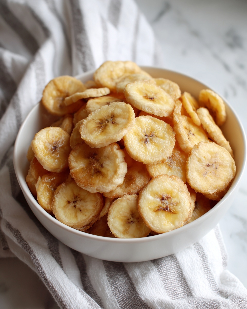 Cinnamon-Sugar Air Fryer Banana Chips Recipe - Recipe Image