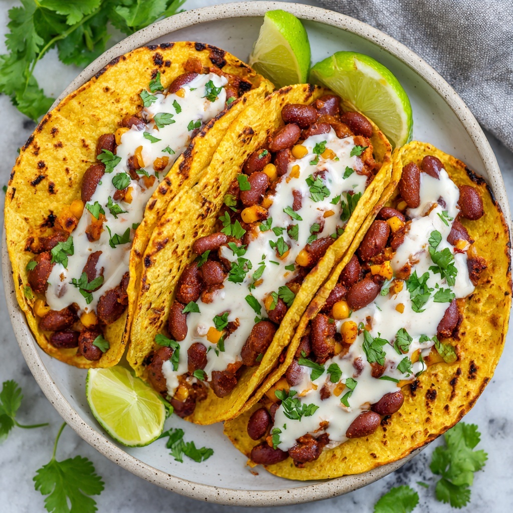 Refried Bean Tacos Recipe - Recipe Image