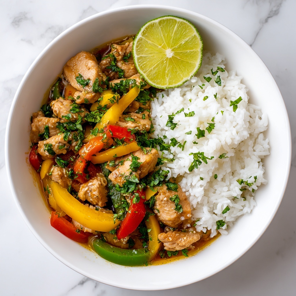 Chicken Fajita Bowl Recipe - Recipe Image
