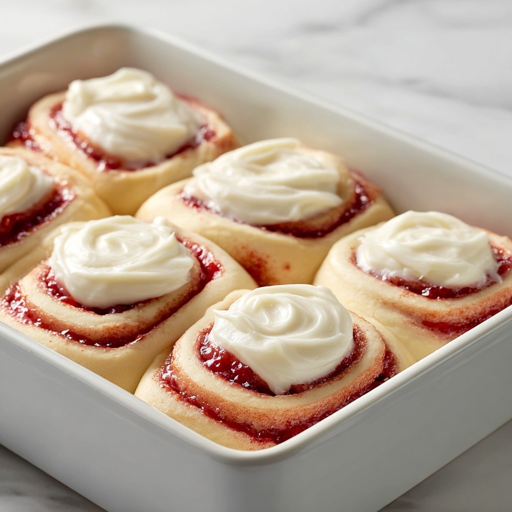 Raspberry Lemon Sweet Rolls with Cream Cheese Frosting Recipe - Recipe Image