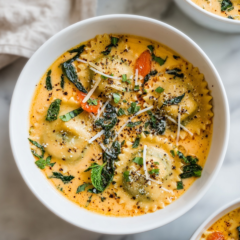 Creamy Ravioli Soup Recipe - Recipe Image