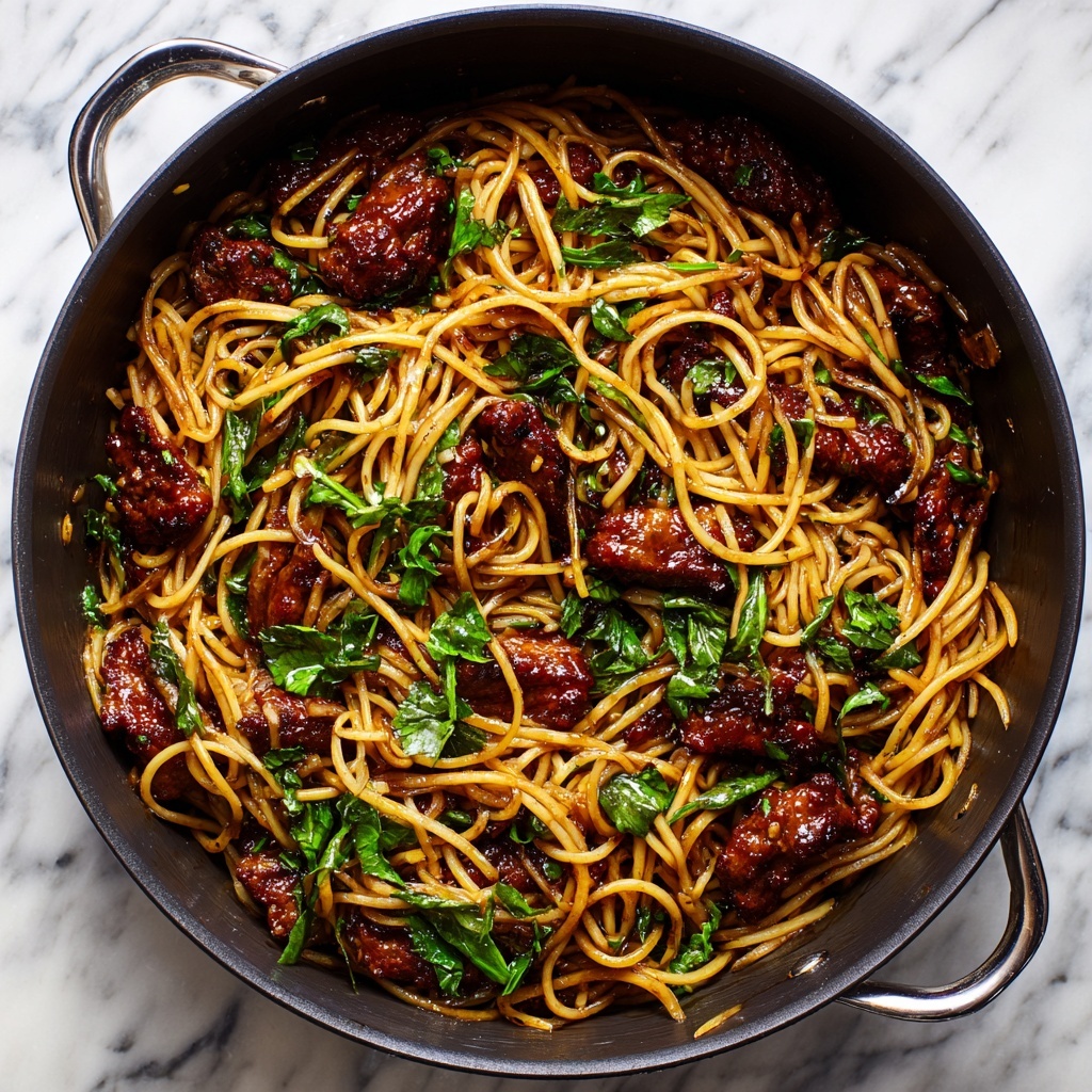 Three Cup Chicken Noodles Recipe - Recipe Image