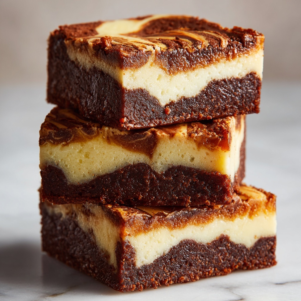 Caramel Cheesecake Nutella Brownies Recipe - Recipe Image