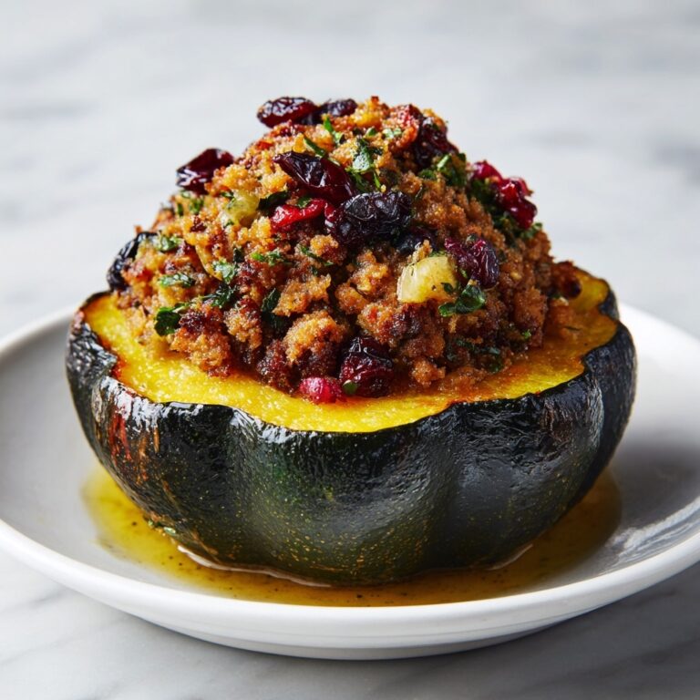 Stuffed Acorn Squash with Quinoa, Black Beans, and Corn Recipe