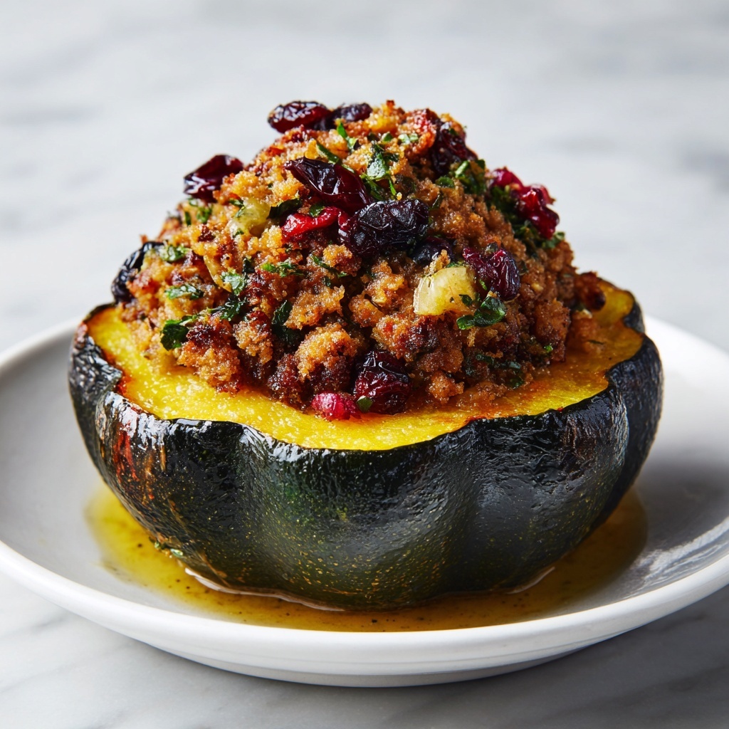 Stuffed Acorn Squash with Quinoa, Black Beans, and Corn Recipe - Recipe Image