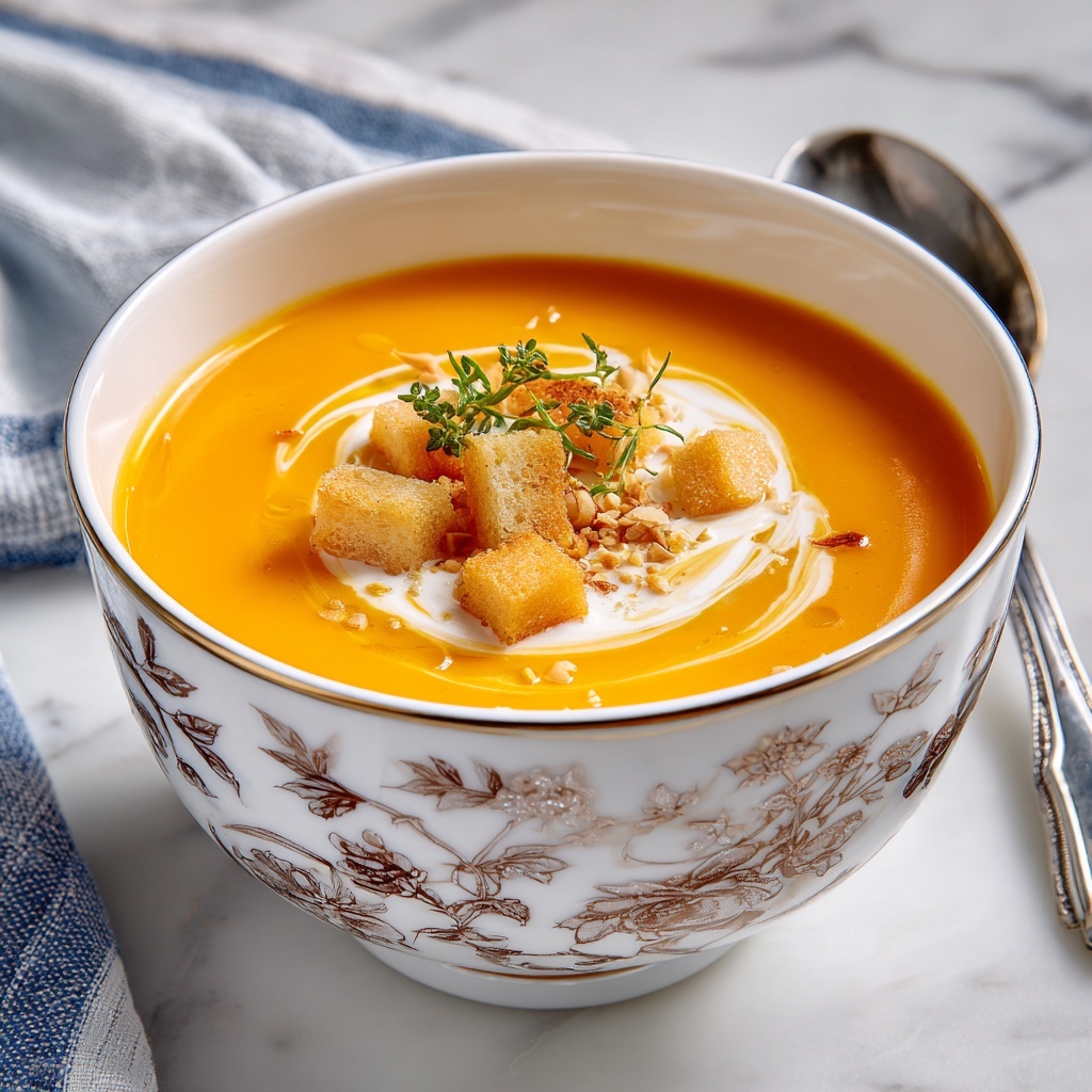 Creamy African Sweet Potato Soup with a Spicy Twist Recipe - Recipe Image