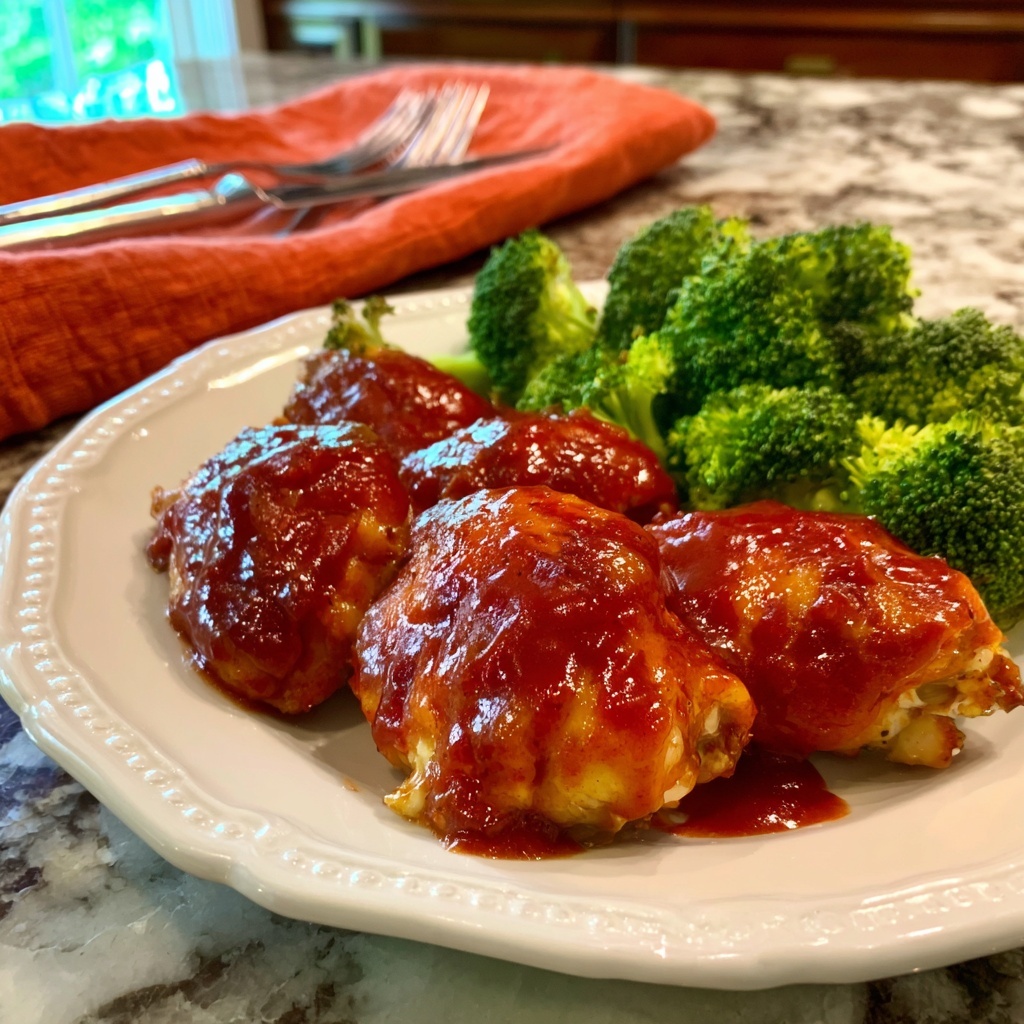 Crock Pot Barbecue Chicken Recipe - Recipe Image