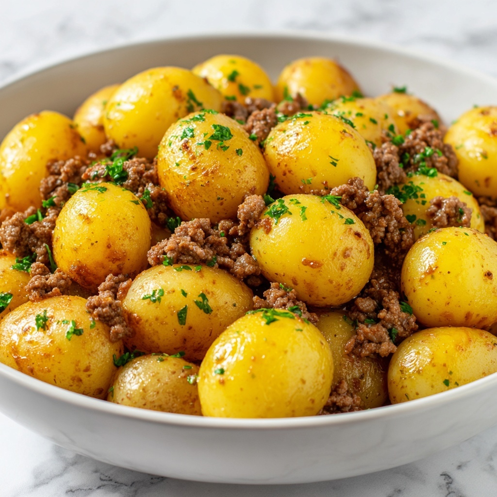 Easy Ground Turkey with Potatoes Recipe - Recipe Image