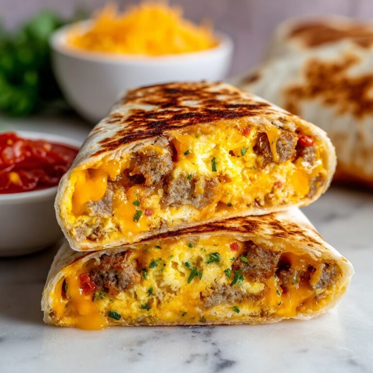 Breakfast Crunchwraps with Hash Browns, Sausage, and Cheddar Recipe