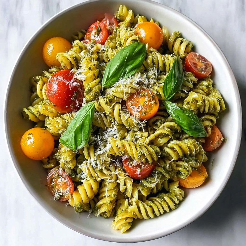 Plant-Based Pasta with Cherry Tomatoes and Basil Recipe - Recipe Image