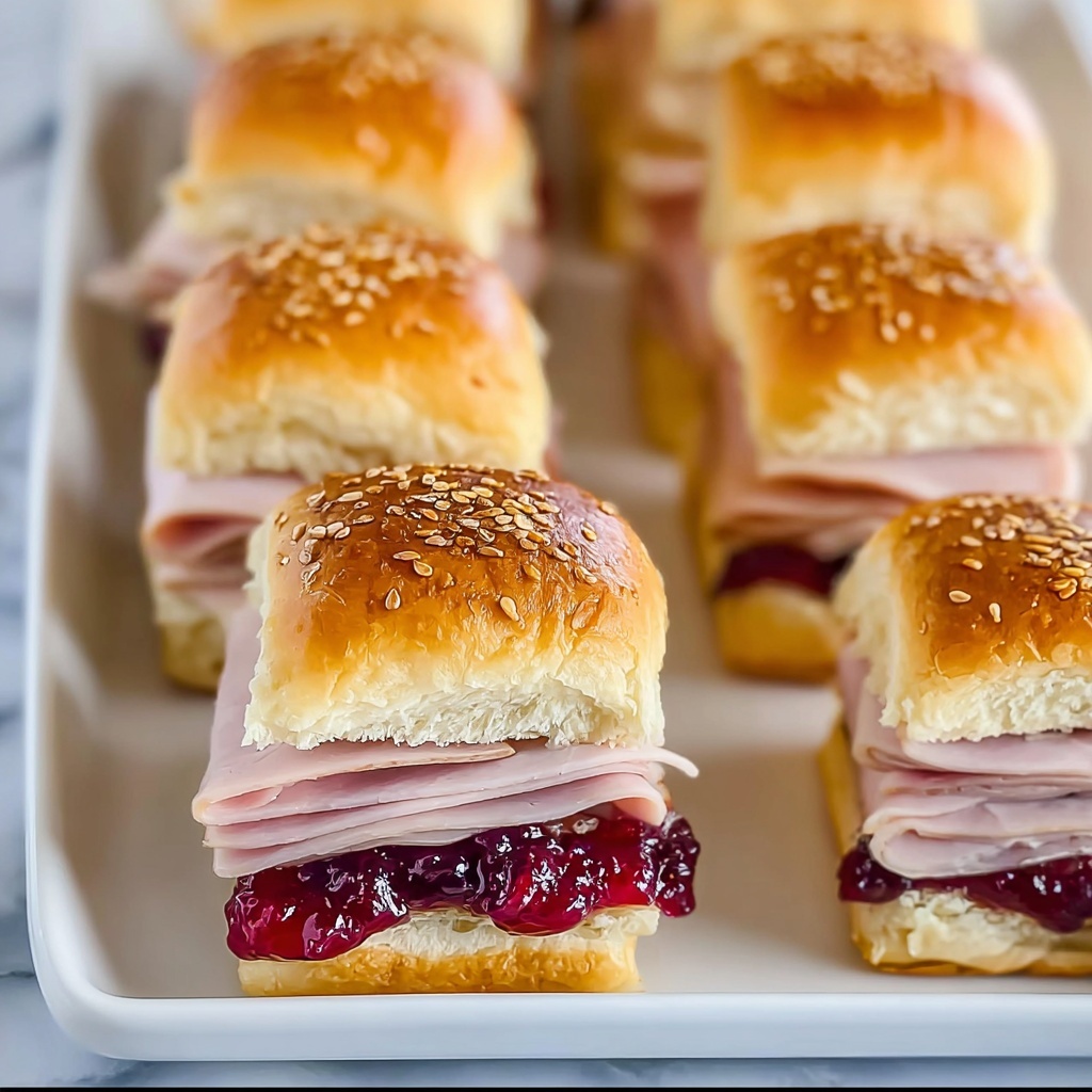 Turkey Cranberry Sliders Recipe - Recipe Image
