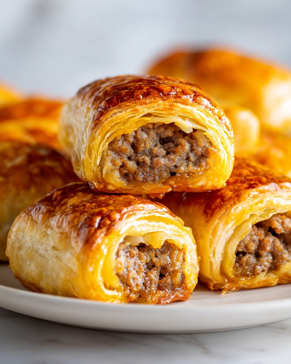 Breakfast Sausage Crescent Rolls Recipe - Recipe Image